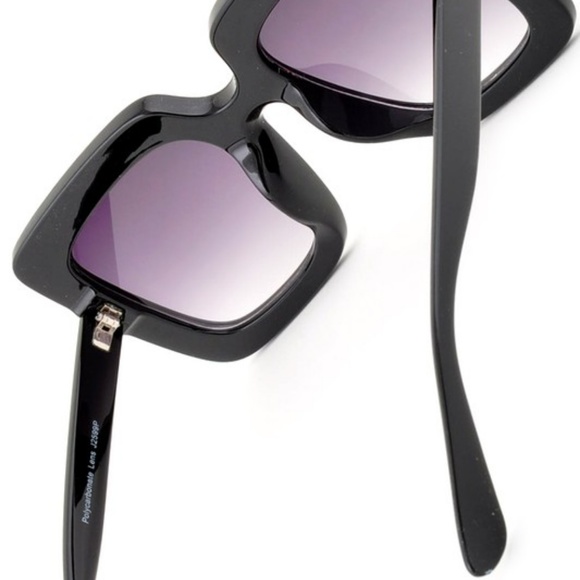 Pink Square Rhinestone Detail Tinted Sunglasses - Picture 5 of 8